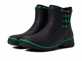 送料無料 ボグス Bogs レディース 女性用 シューズ 靴 ブーツ アンクル ショートブーツ Sauvie Slip-On Boot 4-H - Black Multi