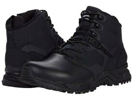 送料無料 オリジナルスワット Original S.W.A.T. シューズ 靴 ブーツ ワークブーツ Alpha Fury 6&quot; Side Zip Leather Toe - Black
