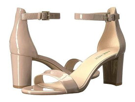 送料無料 ナインウエスト Nine West レディース 女性用 シューズ 靴 ヒール Pruce Block Heel Sandal - Natural Sleek Patent PU