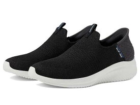 送料無料 スケッチャーズ SKECHERS レディース 女性用 シューズ 靴 スニーカー 運動靴 Ultra Flex 3.0 - Smooth Step - Slip Ins - Black