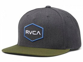 送料無料 ルーカ RVCA メンズ 男性用 ファッション雑貨 小物 帽子 野球帽 キャップ Commonwealth Snapback - Charcoal/Olive