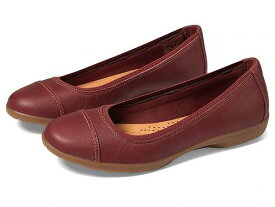 送料無料 クラークス Clarks レディース 女性用 シューズ 靴 フラット Meadow Opal - Chestnut Leather