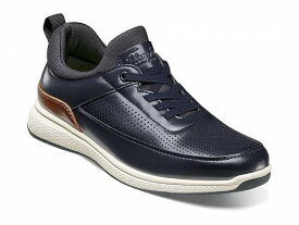 送料無料 フローシャイム Florsheim Kids 男の子用 キッズシューズ 子供靴 スニーカー 運動靴 Satellite Perf Elastic Lace Slip-On Jr. (Toddler/Little Kid/Big Kid) - Navy