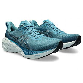 送料無料 アシックス ASICS メンズ 男性用 シューズ 靴 スニーカー 運動靴 Novablast 4 - Blue Teal/Evening Teal