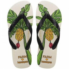 送料無料 ハワイアナス Havaianas レディース 女性用 シューズ 靴 サンダル Farm Banana Tree Flip-Flop - Black