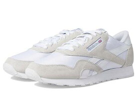 送料無料 リーボック Reebok Lifestyle メンズ 男性用 シューズ 靴 スニーカー 運動靴 Classic Nylon - White