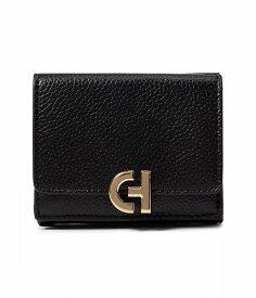 送料無料 コールハーン Cole Haan レディース 女性用 ファッション雑貨 小物 三つ折財布 Essential Compact Wallet - Black