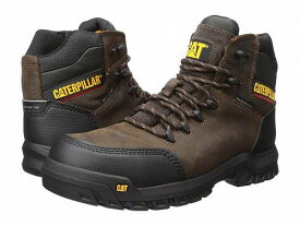 送料無料 キャタピラー Caterpillar メンズ 男性用 シューズ 靴 ブーツ ワークブーツ Resorption Waterproof Composite Toe - Seal Brown Leather