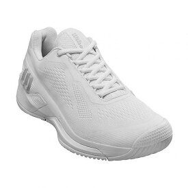 送料無料 ウィルソン Wilson メンズ 男性用 シューズ 靴 スニーカー 運動靴 Rush Pro 4.0 Tennis Shoes - White/White/White