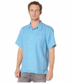 送料無料 トミーバハマ Tommy Bahama メンズ 男性用 ファッション ボタンシャツ Sea Glass Camp Shirt - Blue Yonder