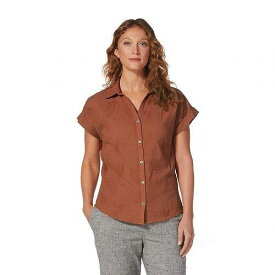 送料無料 ロイヤルロビンズ Royal Robbins レディース 女性用 ファッション ボタンシャツ Oasis Short Sleeve - Baked Clay