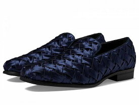 送料無料 ステーシーアダムス Stacy Adams メンズ 男性用 シューズ 靴 オックスフォード 紳士靴 通勤靴 Savoir Satin Slip-On Loafer - Navy