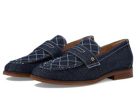 送料無料 コールハーン Cole Haan レディース 女性用 シューズ 靴 ローファー ボートシューズ Lx Pinch Penny Loafer - Blue Denim/Natural