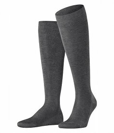 送料無料 ファルケ Falke メンズ 男性用 ファッション ソックス 靴下 スリッパ Tiago Knee High Socks - Light Grey Melange