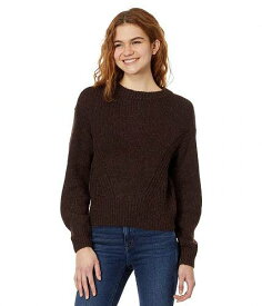 送料無料 Madewell レディース 女性用 ファッション セーター Directional-Knit Wedge Sweater - Heather Carob