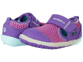 送料無料 メレル Merrell Kids 女の子用 キッズシューズ 子供靴 スニーカー 運動靴 Bare Steps H20 (Toddler) - Purple/Turquoise Leather/Textile