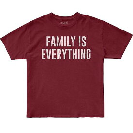 送料無料 オリジナルレトロブランド The Original Retro Brand Kids キッズ 子供用 ファッション 子供服 Tシャツ Family is Everything Crew Neck Tee (Toddler) - Burgundy