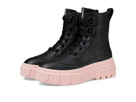 送料無料 ソレル SOREL レディース 女性用 シューズ 靴 ブーツ レースアップ 編み上げ Caribou(TM) X Boot Lace Waterproof - Black/Vintage Pink