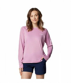 送料無料 コロンビア Columbia レディース 女性用 ファッション アクティブシャツ Tidal Tee(TM) II L/S - Minuet/Tiki Pink Logo