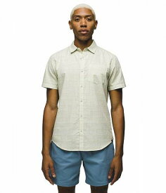 送料無料 プラナ Prana メンズ 男性用 ファッション ボタンシャツ Groveland Shirt Slim Fit - Pale Aloe