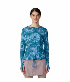 送料無料 マウンテンハードウエア Mountain Hardwear レディース 女性用 ファッション パーカー スウェット Crater Lake(TM) Long Sleeve Hoody - Baltic Blue Spore Dye Print