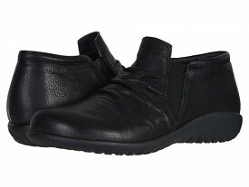 送料無料 ナオト Naot レディース 女性用 シューズ 靴 ブーツ アンクル ショートブーツ Terehu - Soft Black Leather