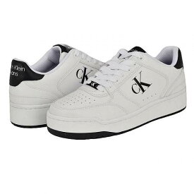 送料無料 カルバンクライン Calvin Klein メンズ 男性用 シューズ 靴 スニーカー 運動靴 Acre - White/Black