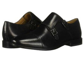 送料無料 フローシャイム Florsheim メンズ 男性用 シューズ 靴 オックスフォード 紳士靴 通勤靴 Montinaro Double Monk Strap - Black Smooth