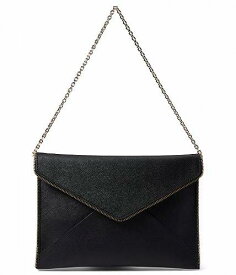 送料無料 レベッカミンコフ Rebecca Minkoff レディース 女性用 バッグ 鞄 ハンドバッグ クラッチ Leo Clutch w/Chain Strap - Black