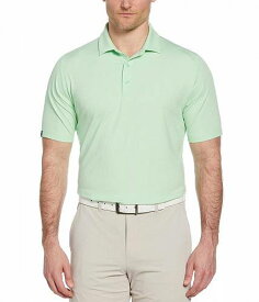 送料無料 キャラウェイ Callaway メンズ 男性用 ファッション ポロシャツ Classic Jacquard Short Sleeve Polo - Green Ash