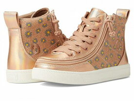 送料無料 BILLY Footwear Kids キッズ 子供用 キッズシューズ 子供靴 スニーカー 運動靴 Classic Lace High (Little Kid/Big Kid) - Rose Gold Daisy