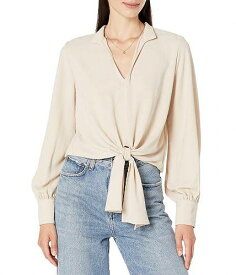 送料無料 カレンケーン Karen Kane レディース 女性用 ファッション ブラウス Tie-Front Top - Sand