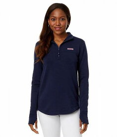 送料無料 バインヤード・バインズ Vineyard Vines レディース 女性用 ファッション セーター Dreamcloth Relaxed Shep Shirt - Nautical Navy