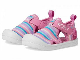送料無料 ロキシー Roxy Kids 女の子用 キッズシューズ 子供靴 スニーカー 運動靴 TW Grom (Toddler) - Stripe Barely Pink