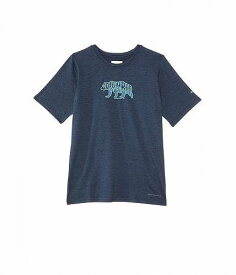 送料無料 コロンビア Columbia Kids 男の子用 ファッション 子供服 アクティブウエアシャツ Mount Echo(TM) Short Sleeve Graphic Shirt (Little Kids/Big Kids) - Collegiate Navy/Bearly Stroll