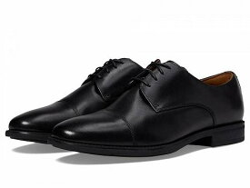 送料無料 フローシャイム Florsheim メンズ 男性用 シューズ 靴 オックスフォード 紳士靴 通勤靴 Santucci Cap Toe Oxford - Black