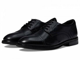送料無料 クラークス Clarks メンズ 男性用 シューズ 靴 オックスフォード 紳士靴 通勤靴 Un Hugh Cap - Black Leather