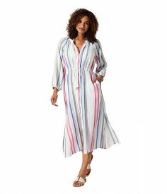 送料無料 トミーバハマ Tommy Bahama レディース 女性用 スポーツ・アウトドア用品 水着 カバーアップ Multi Stripe Dobby Duster - White