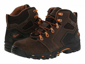 送料無料 ダナー Danner メンズ 男性用 シューズ 靴 ブーツ ワークブーツ Vicious 4.5&quot; Soft Toe - Brown/Orange