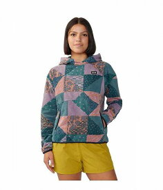 送料無料 マウンテンハードウエア Mountain Hardwear レディース 女性用 ファッション パーカー スウェット Novelty Microchill Hoodie - Dark Quartz Quilt Print