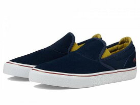 送料無料 エメリカ Emerica メンズ 男性用 シューズ 靴 スニーカー 運動靴 Wino G6 Slip-On - Navy/Gold/White