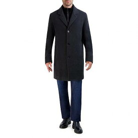 送料無料 コールハーン Cole Haan メンズ 男性用 ファッション アウター ジャケット コート ウール・ピーコート Wool Plush Car Coat - Charcoal