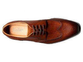 送料無料 フローシャイム Florsheim メンズ 男性用 シューズ 靴 オックスフォード 紳士靴 通勤靴 Sorrento Wing Tip Oxford - Cognac Smooth