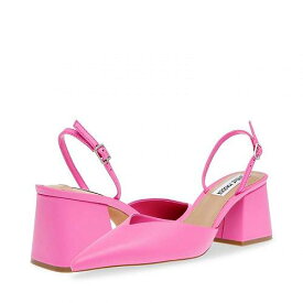 送料無料 スティーブマデン Steve Madden レディース 女性用 シューズ 靴 ヒール Courtnie - Pink Leather