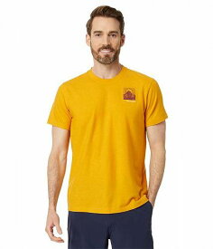 送料無料 スマートウール Smartwool ファッション Tシャツ Forest Finds Graphic Short Sleeve Tee - Honey Gold