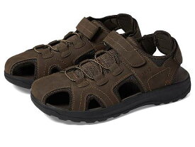 送料無料 ナンブッシュ Nunn Bush メンズ 男性用 シューズ 靴 サンダル Huck Sport Closed Toe Fisherman Sandal - Brown