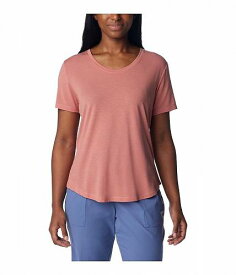 送料無料 コロンビア Columbia レディース 女性用 ファッション アクティブシャツ Slack Water(TM) Knit Tee II - Sandalwood Pink