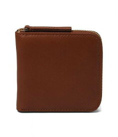 送料無料 Madewell レディース 女性用 ファッション雑貨 小物 財布 The Essential Zip Wallet in Leather - Warm Cinnamon