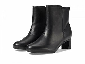 送料無料 クラークス Clarks レディース 女性用 シューズ 靴 ブーツ アンクル ショートブーツ Neiley Jane - Black Leather