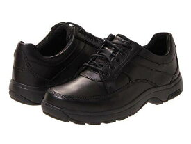 送料無料 ダナム Dunham メンズ 男性用 シューズ 靴 オックスフォード 紳士靴 通勤靴 Midland Oxford Waterproof - Black Polished Leather